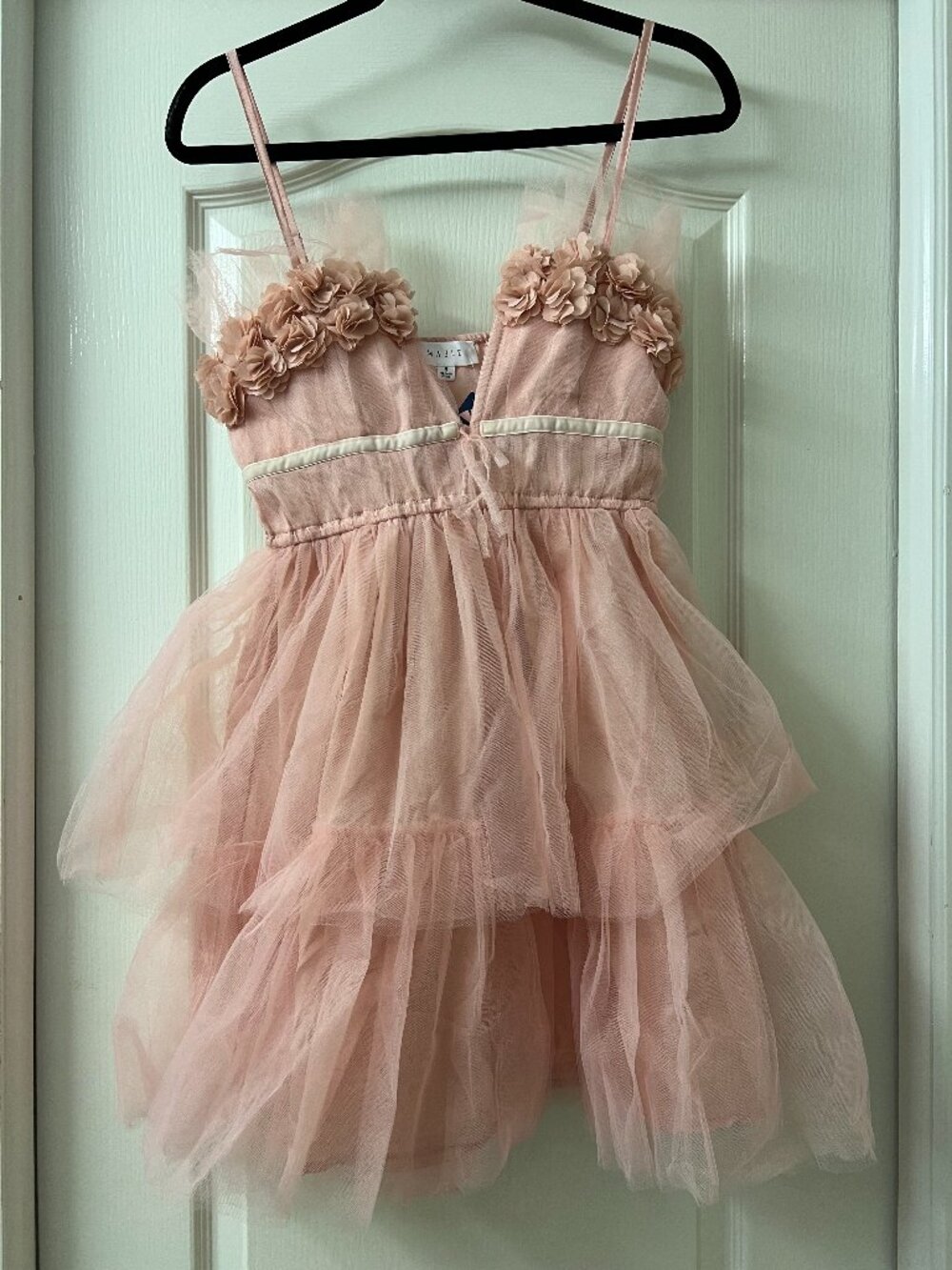 NWT - Pink Ruffle Mini Dress - MABLE